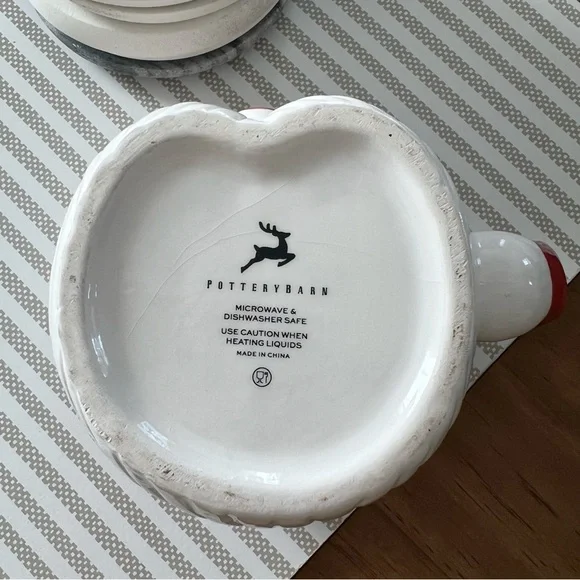 Pottery Barn Santa Claus Ceramic Mug - Picture 5 of 6